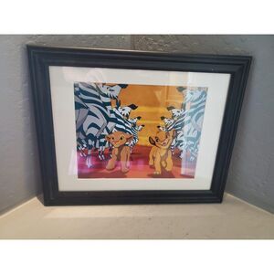 Disney Lion King Framed Lithograph 12x15